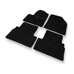 Velúrszőnyegek gépjárművekhez: Ford Transit Connect Van (2003-2014) 5-személyes - fekete