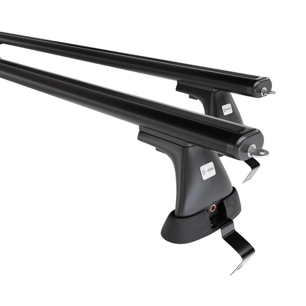 Alap tetőcsomagtartó, amely alkalmazható a: Renault Clio mk IV Hatchback (2013-2019) - fekete - rögzítő elemek nélkül - alumínium