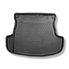 Méretre készült csomagtérszőnyegek: Mitsubishi Outlander III SUV (09.2012-10.2021) - 5 hely; alsó csomagtartó (subwooferés és subwoofer nélkül); nem a Plug-in Hibrid verzióhoz