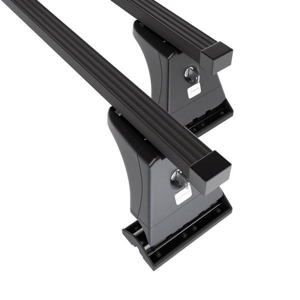 Alap tetőcsomagtartó, amely alkalmazható a: Hyundai i30 I Hatchback (2007-2011) - fekete - rögzítő pontok - acél