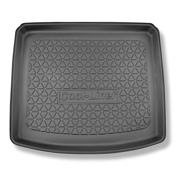 Méretre készült csomagtérszőnyegek: MG ZS SUV (10.2021-....) - alsó és felső csomagtartóra; csomagtartó két szintű padlóval; nem a hibrid+ verzióhoz