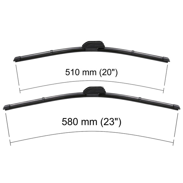 Autó ablaktörlők lapát szélvédőre a következő autótípushoz: BMW 3 széria E46 Compact, Coupé, Kabrió, Limuzin, Touring (04.1998-2005) - Lapos ablaktörlő lapát