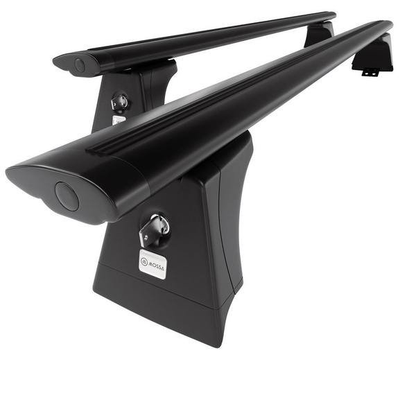 Alap tetőcsomagtartó, amely alkalmazható a: Suzuki Across SUV (2021-....) - fekete - integrált reling - alumínium