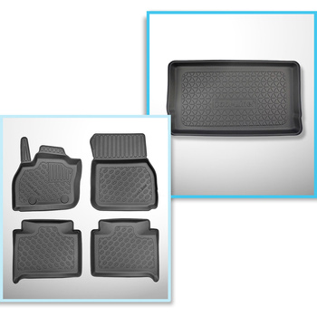 Csomagtérszőnyeg - és autószőnyegkészlet TPE: Renault ZOE Hatchback (06.2019-202