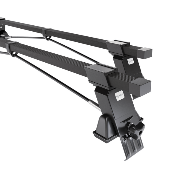 Alap tetőcsomagtartó, amely alkalmazható a: Renault Clio mk II Hatchback (1998-2005) - fekete - rögzítő elemek nélkül - acél