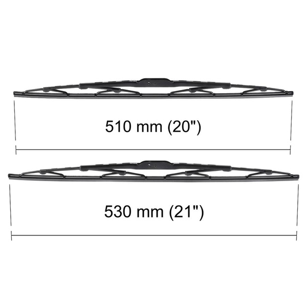 Autó ablaktörlők lapát szélvédőre a következő autótípushoz: BMW Z4 E85, E86 Coupé, Roadster (10.2002-07.2007) - Sztenderd ablaktörlő lapát