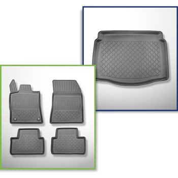 Csomagtérszőnyeg - és autószőnyegkészlet TPE: DS 4 Hatchback (11.2021-....) - ne