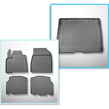 Csomagtérszőnyeg - és autószőnyegkészlet TPE: Mercedes-Benz Citan W420 Tourer (1