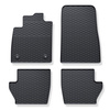 Autós gumiszőnyegek: Ford Puma Crossover (2020-....) - fekete - 4 db