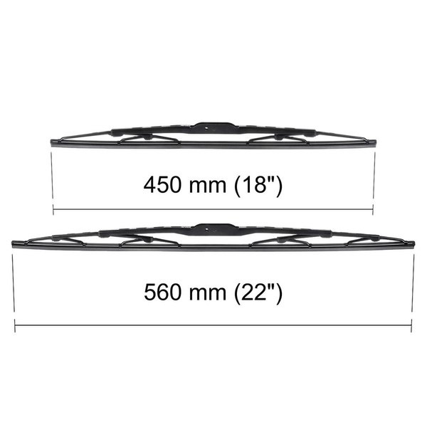 Autó ablaktörlők lapát szélvédőre a következő autótípushoz: Mazda 6 I Liftback (04.2002-08.2007) - Sztenderd ablaktörlő lapát