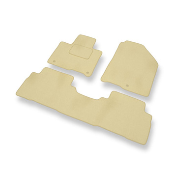 Velúrszőnyegek gépjárművekhez: Kia Sorento III SUV (2014-2020) - bézs