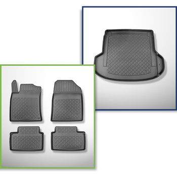 Csomagtérszőnyeg - és autószőnyegkészlet TPE: Kia ProCeed Shooting Brake (12.201