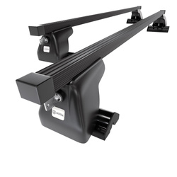 Alap tetőcsomagtartó, amely alkalmazható a: Jeep Commander SUV (2006-2010) - fekete - T-profil - acél