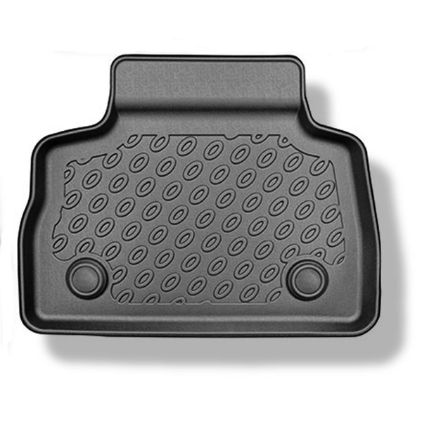 Csomagtérszőnyeg - és autószőnyegkészlet TPE: BMW X6 G06 SAC (11.2019-....) - felső csomagtartó (duplaszintes csomagtartóhoz); szintén modellekhez rögzítő sínekkel