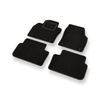 Velúrszőnyegek gépjárművekhez: Seat Ibiza V Hatchback (2017-....) - fekete