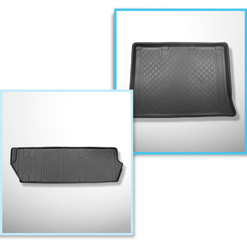 Csomagtérszőnyeg - és autószőnyegkészlet TPE: Mercedes-Benz Vito W447 Tourer (10