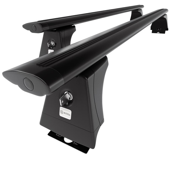 Alap tetőcsomagtartó, amely alkalmazható a: Iveco Daily V (long) Autóbusz (2011-2014) - fekete - rögzítő pontok - alumínium