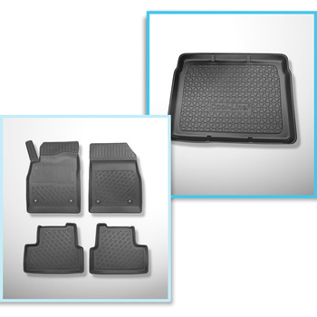 Csomagtérszőnyeg - és autószőnyegkészlet TPE: Opel Astra J GTC Coupé (10.2011-20