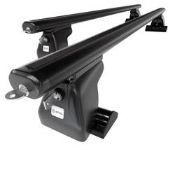 Alap tetőcsomagtartó, amely alkalmazható a: Volkswagen Crafter Van (2006-2016) - fekete - T-profil - alumínium