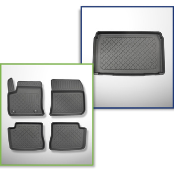 Csomagtérszőnyeg - és autószőnyegkészlet TPE: Opel Corsa-e Hatchback (03.2020-..