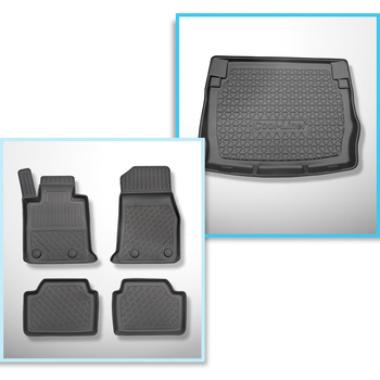 Csomagtérszőnyeg - és autószőnyegkészlet TPE: BMW 1 széria F20 Hatchback (10.201