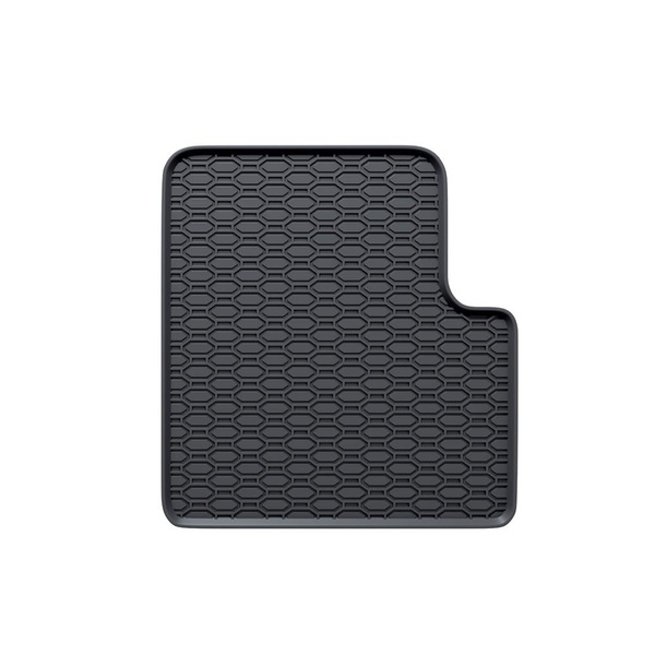 Autós gumiszőnyegek: Fiat Panda III Hatchback (2012-....) - fekete - 4 db