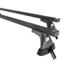 Alap tetőcsomagtartó, amely alkalmazható a: Nissan Note mk I Egyterű (2005-2013) - fekete - rögzítő elemek nélkül - acél