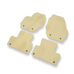 Velúrszőnyegek gépjárművekhez: Volvo XC70 II Crossover (2007-2016) - bézs