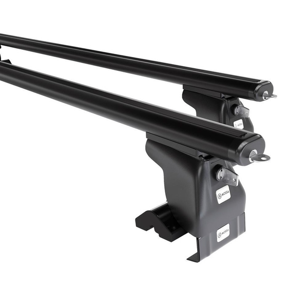 Alap tetőcsomagtartó, amely alkalmazható a: Dodge Charger LX I Szedán (2006-2010) - fekete - rögzítő elemek nélkül - alumínium