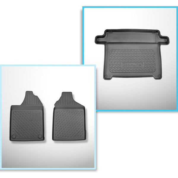 Csomagtérszőnyeg - és autószőnyegkészlet TPE: Aixam Coupe electric Coupé (02.2017-....)