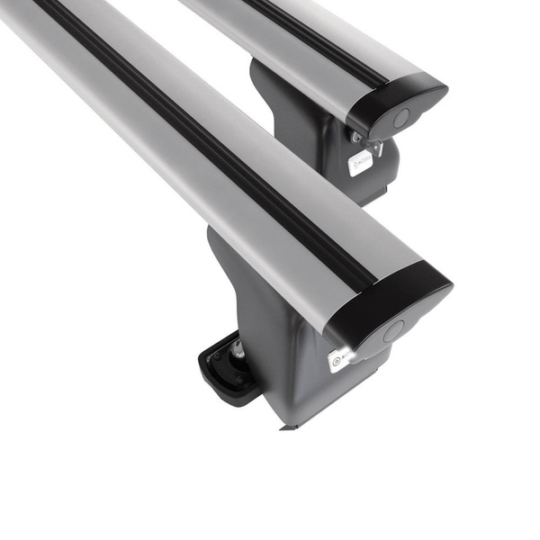 Alap tetőcsomagtartó, amely alkalmazható a: Citroen DS4 Crossback, Hatchback (2016-2018) - ezüst - rögzítő elemek nélkül - alumínium