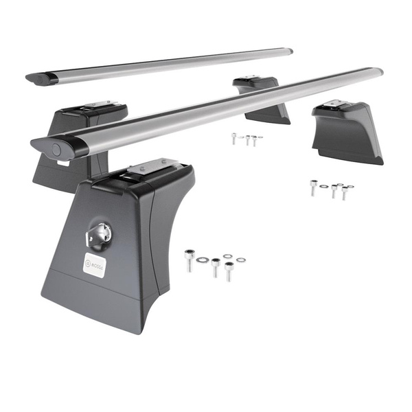 Alap tetőcsomagtartó, amely alkalmazható a: Suzuki Across SUV (2021-....) - ezüst - integrált reling - alumínium