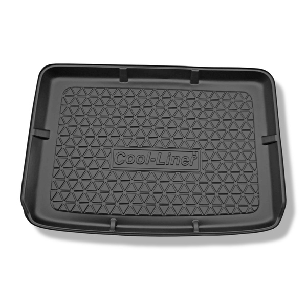 Méretre készült csomagtérszőnyegek: Skoda Yeti SUV (06.2009-11.2017) - felső csomagtartó; pótkerékkel