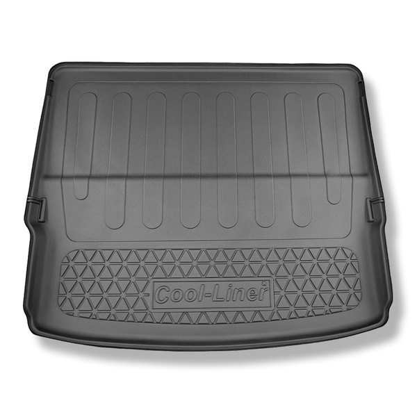 Méretre készült csomagtérszőnyegek: Nissan X-Trail IV (T33) e-Power SUV (09.2022-....) - 7 hely; harmadik sor lenyitott