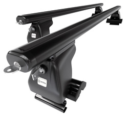 Alap tetőcsomagtartó, amely alkalmazható a: Nissan Terrano R20 mk II SUV (1993-2002) - fekete - rögzítő elemek nélkül - alumínium