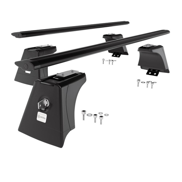 Alap tetőcsomagtartó, amely alkalmazható a: Suzuki Across SUV (2021-....) - fekete - integrált reling - alumínium