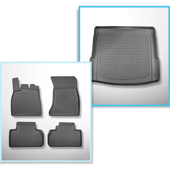 Csomagtérszőnyeg - és autószőnyegkészlet TPE: Audi Q5 II FY SUV (01.2017-08.2024