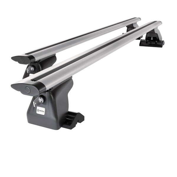 Alap tetőcsomagtartó, amely alkalmazható a: Peugeot Expert III Van (2016-....) - ezüst - rögzítő pontok - alumínium