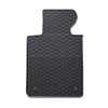 Autós gumiszőnyegek: BMW 5 széria G30, G31 Limuzin, Touring (2017-2024) - fekete - 4 db