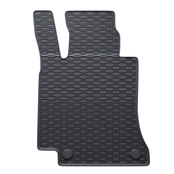 Autós gumiszőnyegek: Mercedes-Benz C osztály W205 Kombi, Limuzin (2013-2021) - fekete - 4 db