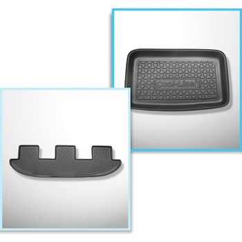 Csomagtérszőnyeg - és autószőnyegkészlet TPE: Seat Alhambra II Van (09.2010-03.2