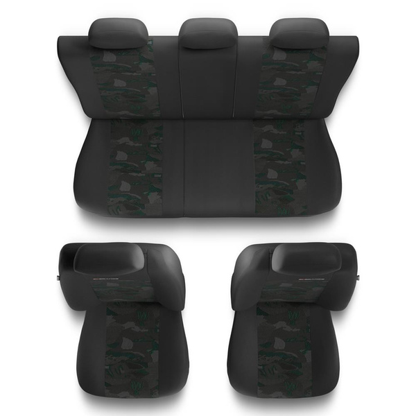 Univerzális autós üléshuzatkészlet kifejezetten: Opel Insignia A, B (2008-2023) - UNE-GR