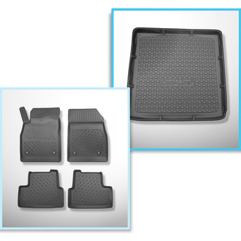 Csomagtérszőnyeg - és autószőnyegkészlet TPE: Opel Astra J Sports Tourer (09.201