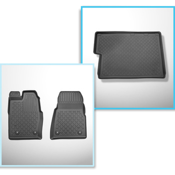 Csomagtérszőnyeg - és autószőnyegkészlet TPE: Ford Tourneo Custom L2 Van (01.201