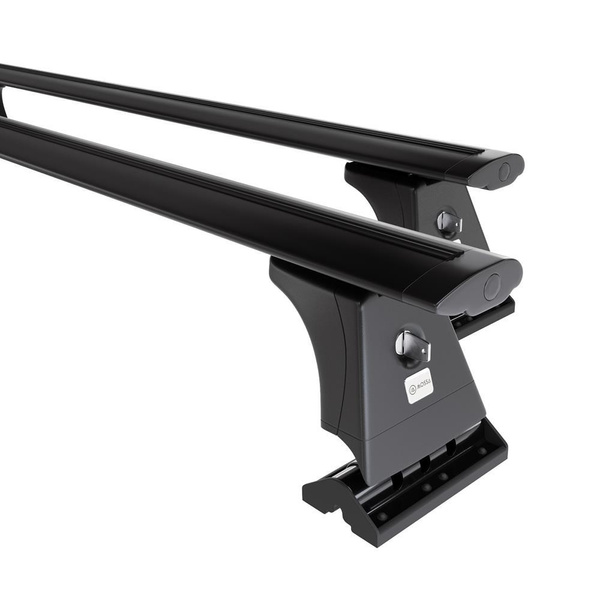 Alap tetőcsomagtartó, amely alkalmazható a: Subaru Legacy BL mk IV Kombi (2003-2008) - fekete - rögzítő pontok - alumínium