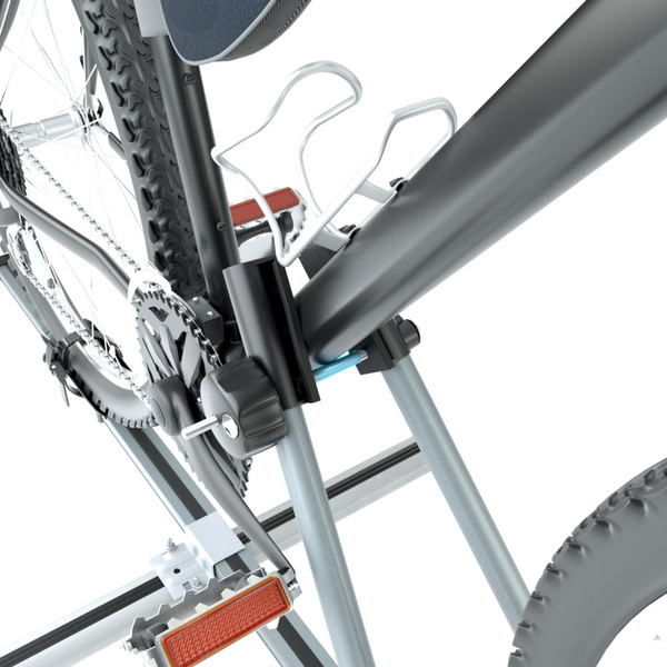 Kerékpártartó tetőre, kulccsal zárható kerékpártartó gépjármű tetőre alumíniumléccel - 4xM-08