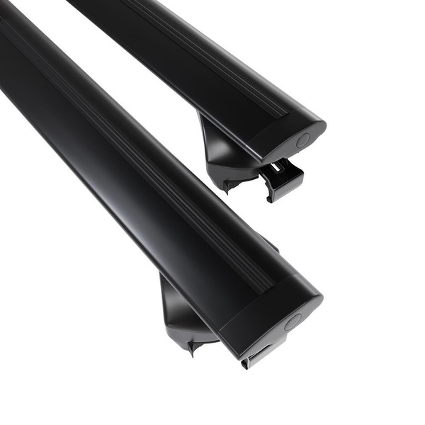 Alap tetőcsomagtartó, amely alkalmazható a: Seat Ibiza 6J mk IV ST Kombi (2010-2017) - fekete - integrált reling - alumínium