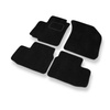 Velúrszőnyegek gépjárművekhez: Opel Agila B Hatchback (2008-2014) - fekete