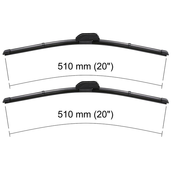 Autó ablaktörlők lapát szélvédőre a következő autótípushoz: BMW Z3 E36 Coupé, Roadster (03.1995-09.2002) - Lapos ablaktörlő lapát