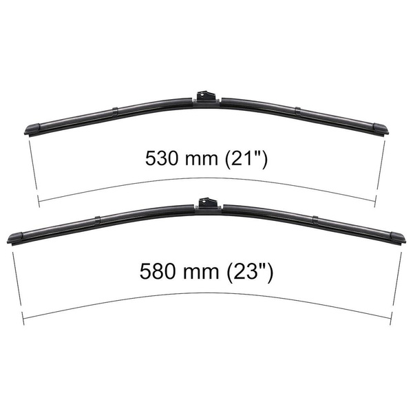 Autó ablaktörlők lapát szélvédőre a következő autótípushoz: Renault Kangoo II Van (01.2008-2021) - Lapos ablaktörlő lapát